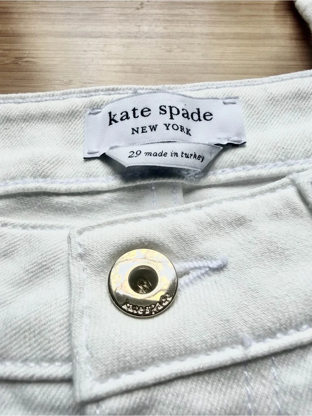 kate spade White Jeans